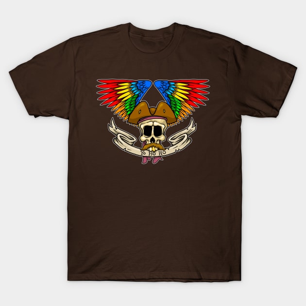 Pirate Parrot T-Shirt by Laughin' Bones